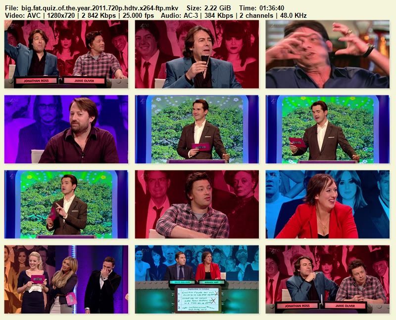Big Fat Quiz Of The Year 2011 720p HDTV x264-FTP preview 0