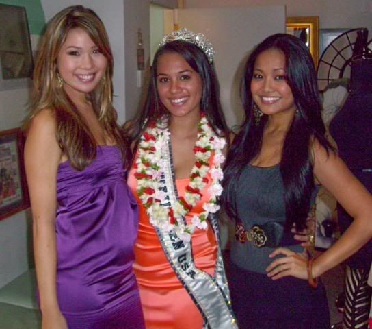 3 Miss HI Teen USAs: Emma Wo (08), Ashley Mosher (09), Serena Karnagy (07)