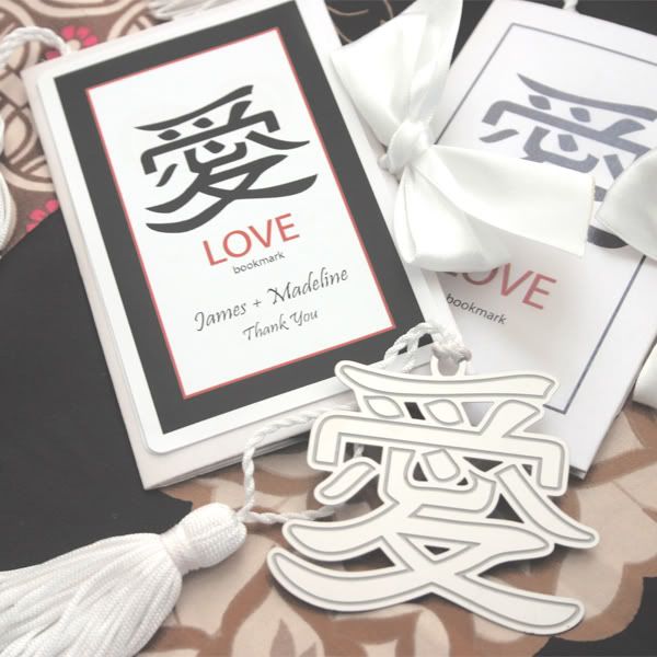 These favors add a modern twist to Asian theme weddings where East meets 