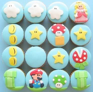 mario cupcakes Pictures, Images and Photos
