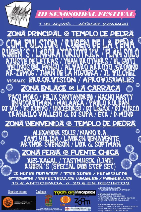 CARTEL III SENOSOIDAL FESTIVAL