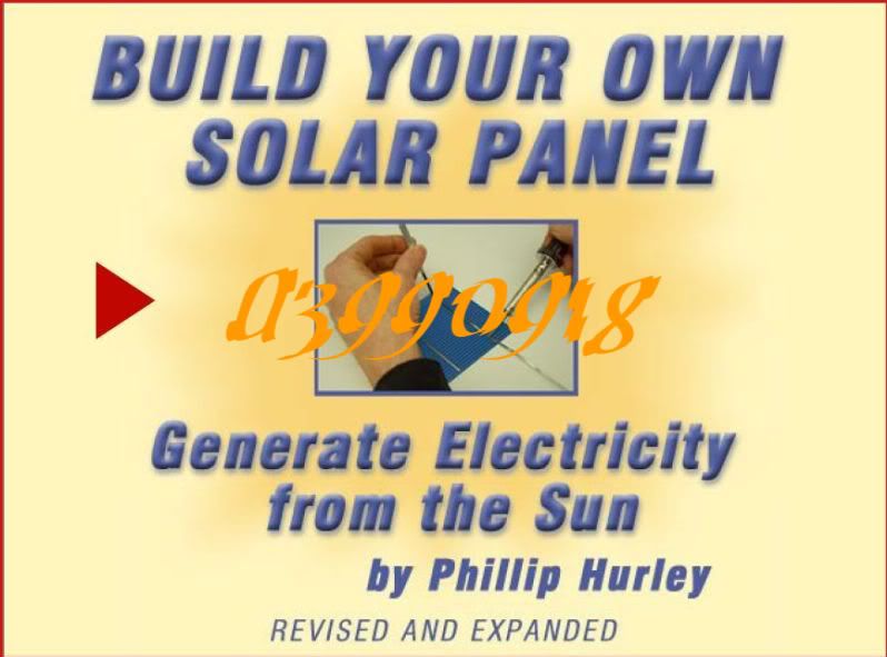 Build Your Own Solar Panels
