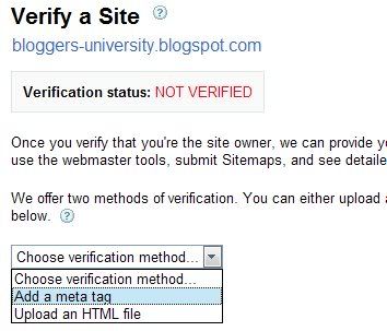 How to add blogger blog sitemap to google webmasters tools