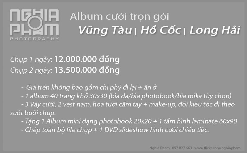 [ Nghia Pham Photo ] - Phóng sự ngày cưới chuyên nghiệp - 2