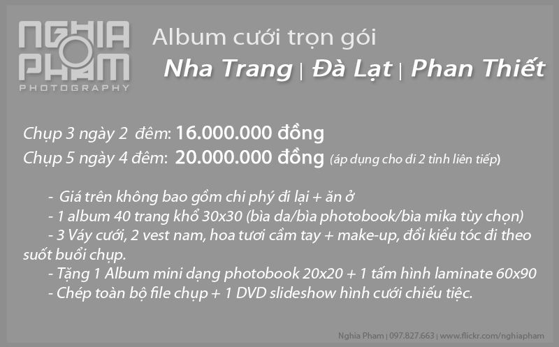 [ Nghia Pham Photo ] - Phóng sự ngày cưới chuyên nghiệp - 3