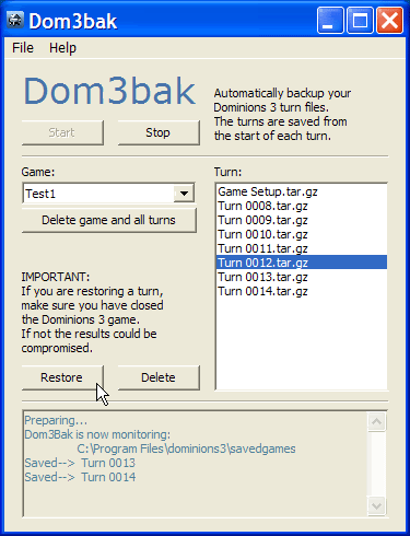 Utility Dom3bak Turn Autobackup Updated Com Unity Forums