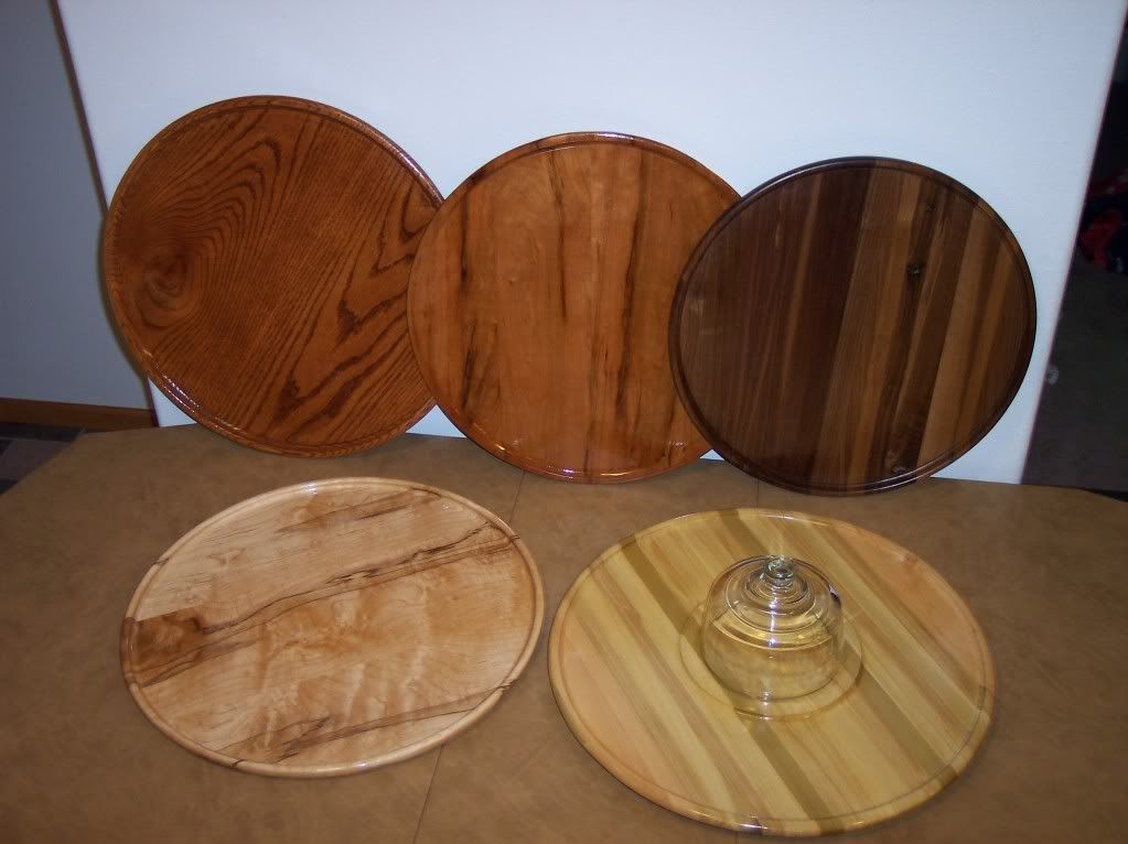 Circular trays with Dished centers on the Router #1: Getting started 