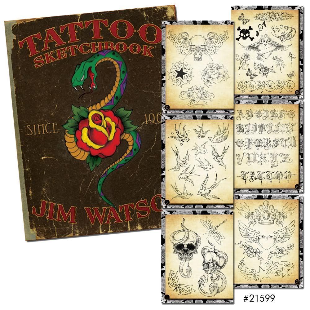 Famous Jim Watson features simple easy to use tattoo sketches including