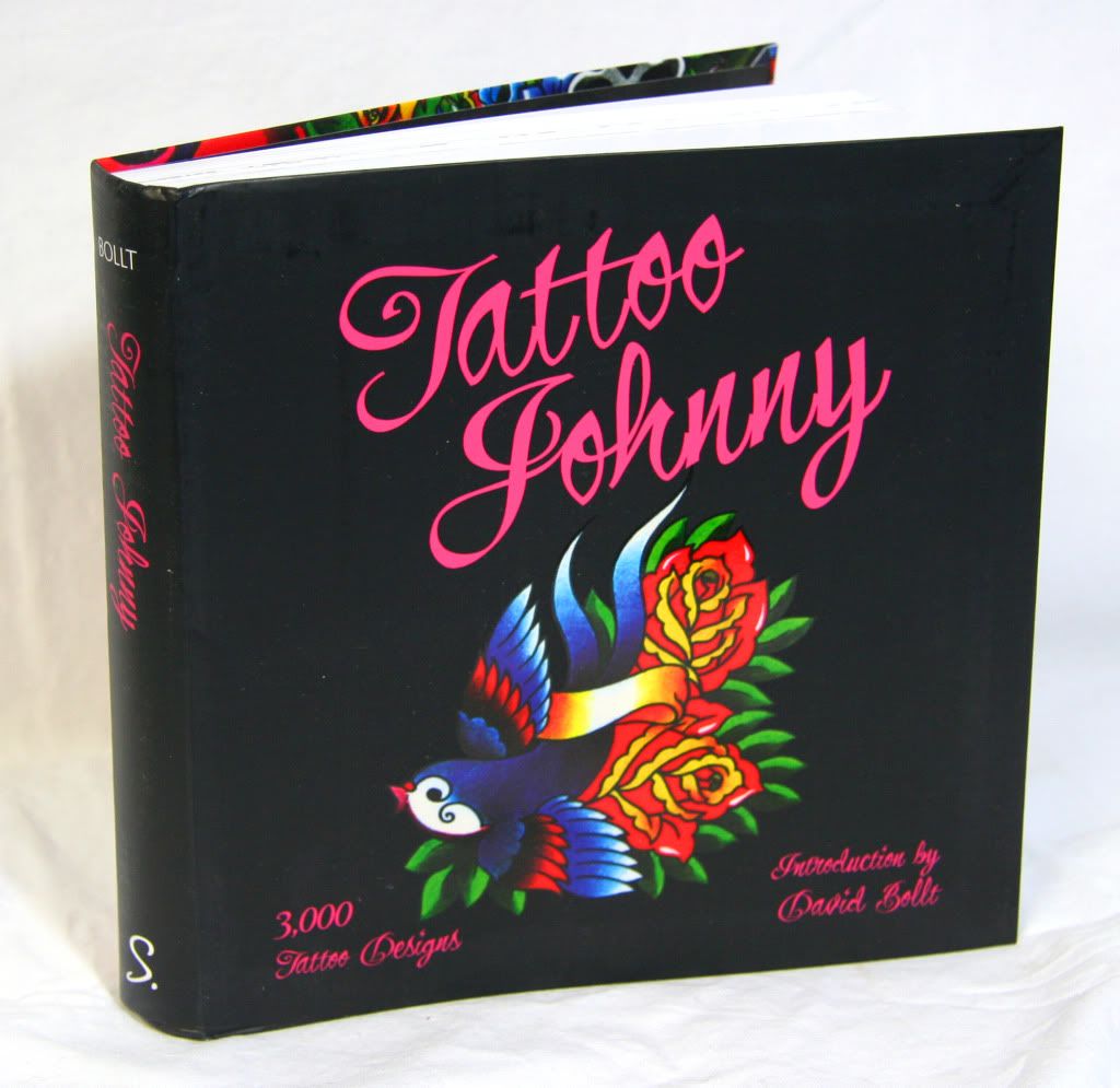 Supplies Tattoo Johnny 3000 DESIGNS book over 350 Pages Skulls Names Roses
