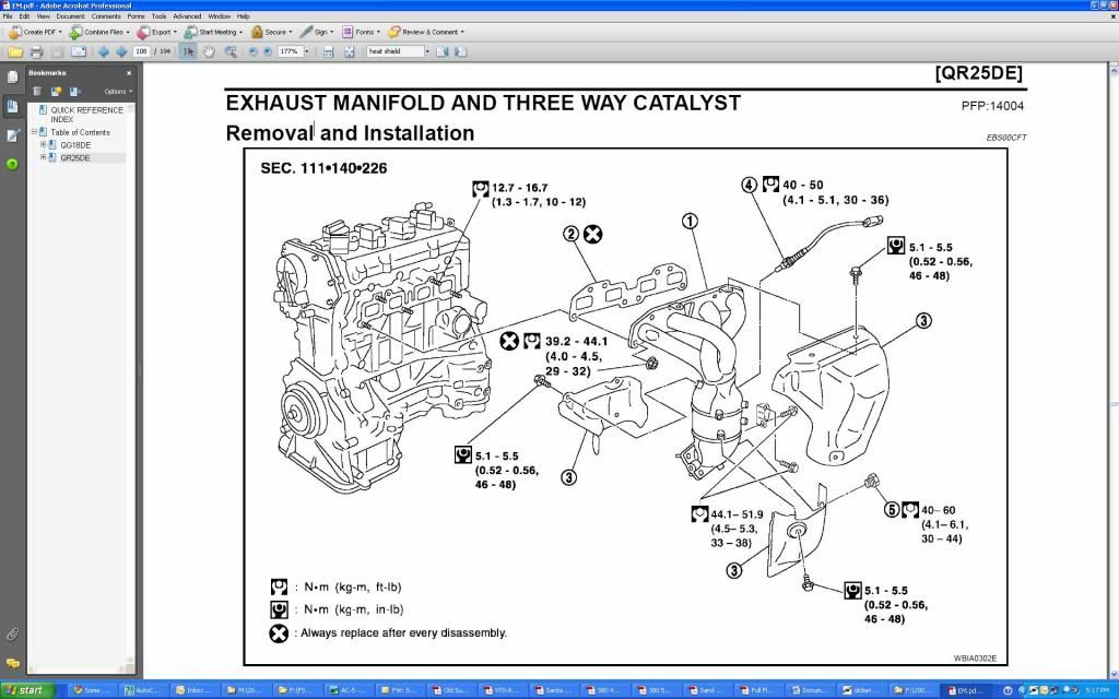 Nissan sentra heat shield rattle #4