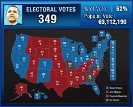 2008 Electoral Map Pictures, Images and Photos