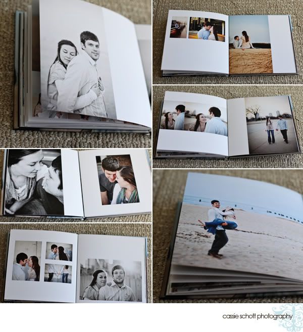 The books are designed with plenty of white space for wedding guests to
