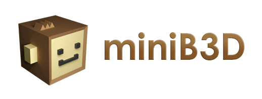 MiniB3D Monkey Logo