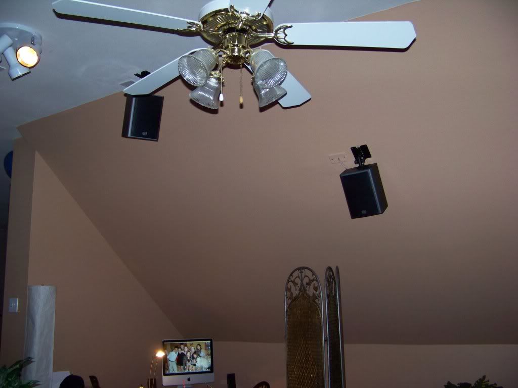 ceiling mounted surround speakers