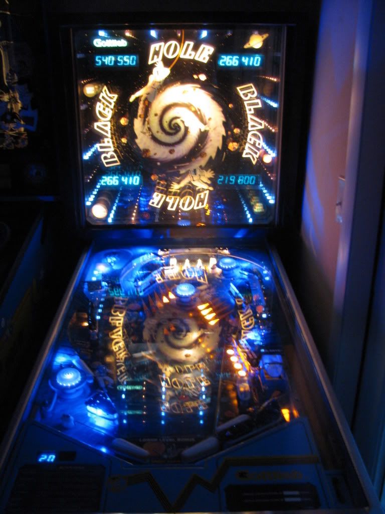 black hole pinball