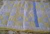 Baby boy flannel quilted blanket