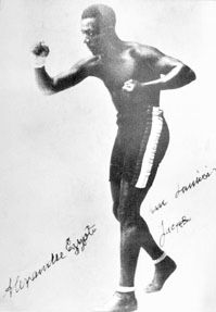 Bulard como boxeador, 1913