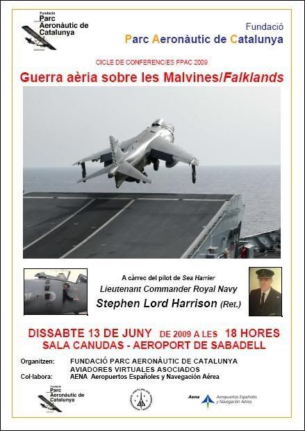 Piloto de Harrier en las Malvinas