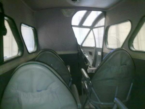Interior Dragon Rapide desde asiento de pasajero