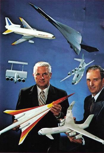 x-planes -  Lockheed chief engineers Russell Hopps and Bard Allison, National Geographic article “They’re Redesigning the Airplane”, 1981<br />Lockheed chief engineers Russell Hopps and Bard Allison, National Geographic article “They’re Redesigning the Airplane”, 1981<br />