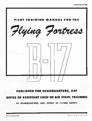 B-17 manual cover