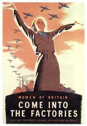 British Women, come into factories