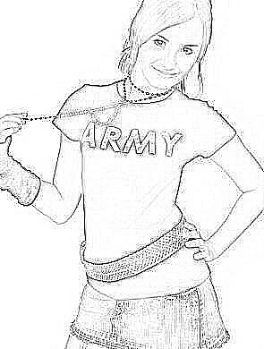 Demi coloring page