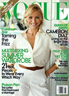 Cameron Diaz Vogue June 2009 Pictures & Interview