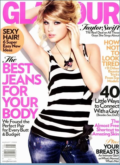 Taylor Swift Glamour Magazine August 2009 Issue – Taylor Swift graces the 