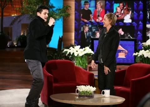 John Mayer On Ellen Video:Jennifer Aniston Sleepovers