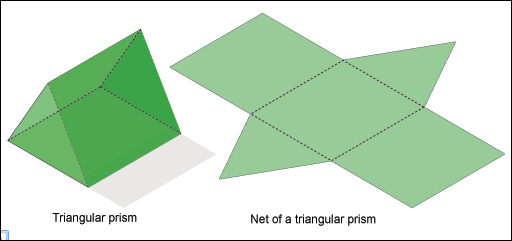 Rectangular Prism Net. Topic about rectangular prism