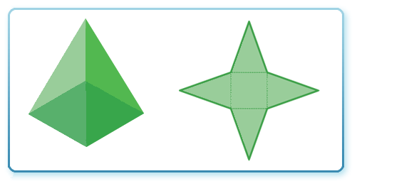 triangular based pyramid. A+square+ased+pyramid+net
