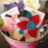I Love ... Gift Tins - Tri Petal Blooms Felt Flower Set