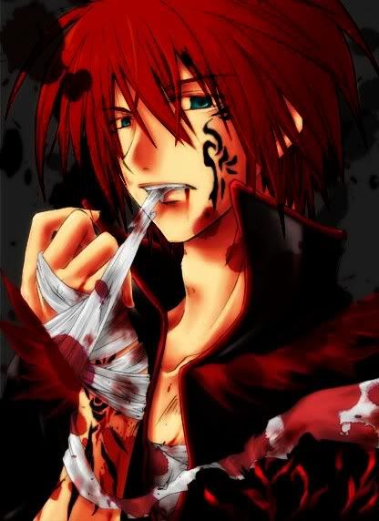 Dark Bloody Anime Guy Photo by shigureshouse | Photobucket