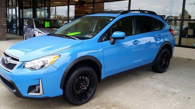 New Member with 2016 Hyper Blue Crosstrek with STI Package