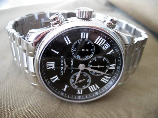 longines master chronograph