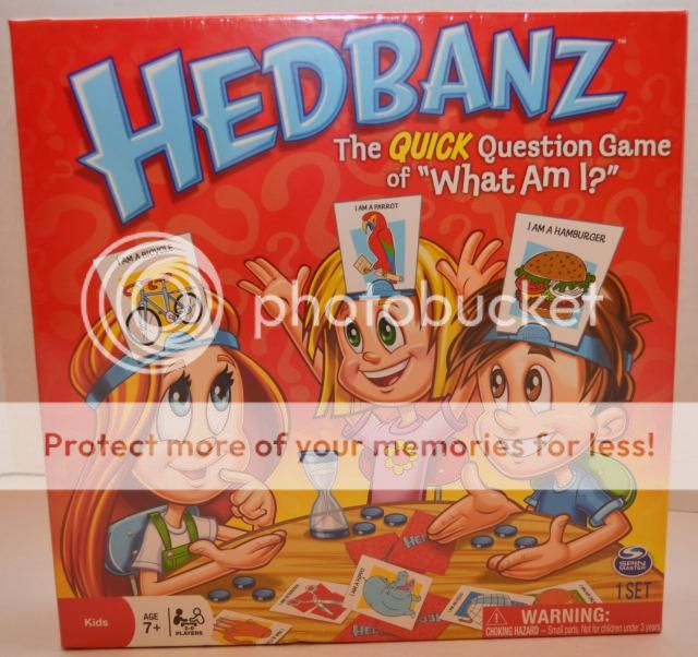 New in Box Hedbanz Game Family Kid Friend Fun Game Night Headbands Cartoon Cards