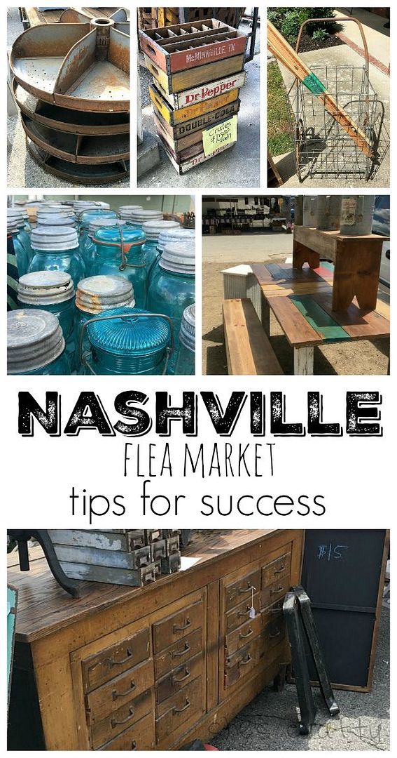 Nashville Flea Market - tips for successful shopping