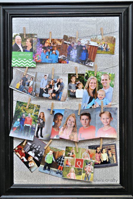 She's Crafty: I love...decorating with family photos and a blog hop