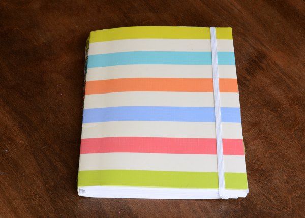 How to make a  DIY planner from a Notebook  |  She's Crafty