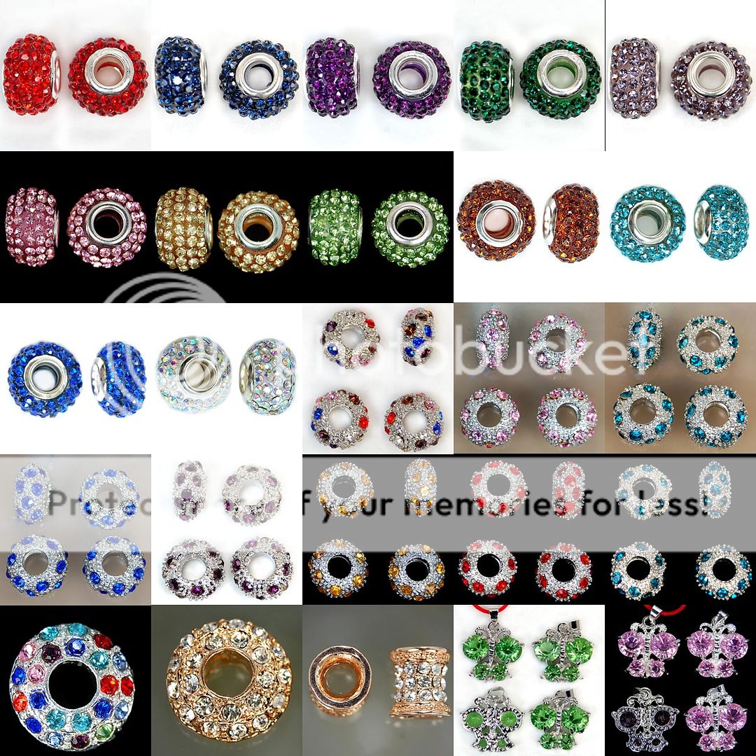  photo 00 Big Hole Crystal Rhinestone Pave Rondelle Spacer Charm Beads 2pcs   2.99_zpslcg0sd2k.jpg