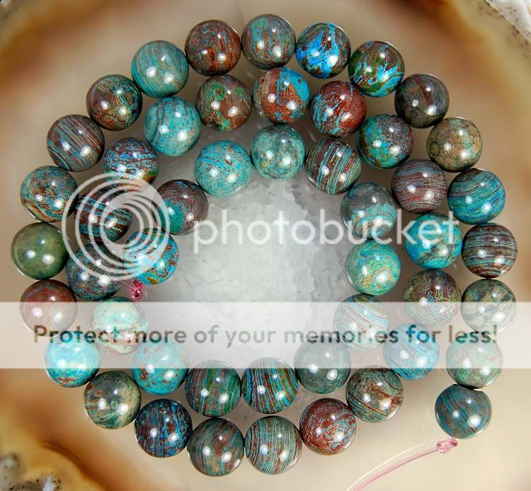 8mm blue rainbow jasper round beads 15 5 condition brand new color 