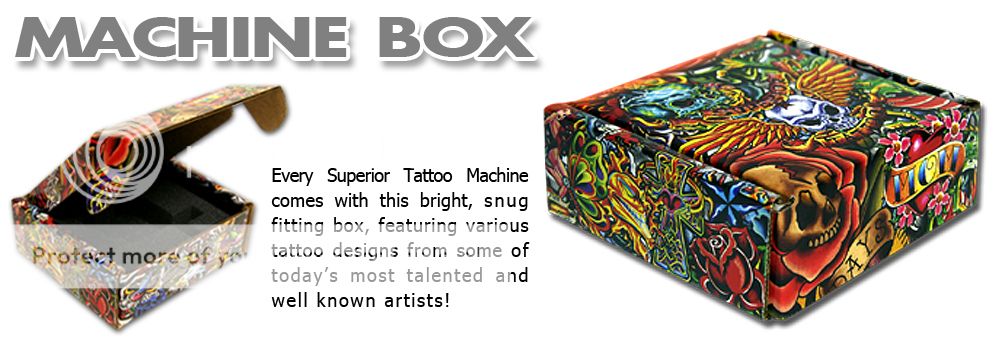 Tattoo Skull Machine Gun Liner Custom 8 wrap NIB USA  