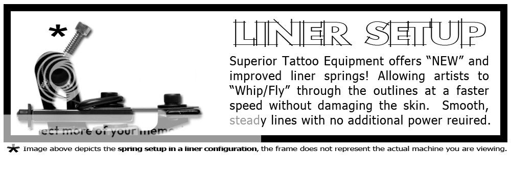 Tattoo Supplies Professional Machine LINER Ultra Light Made in The USA 