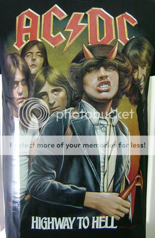 new ac/dc ac dc acdc rock music heavy metal punk black mens t