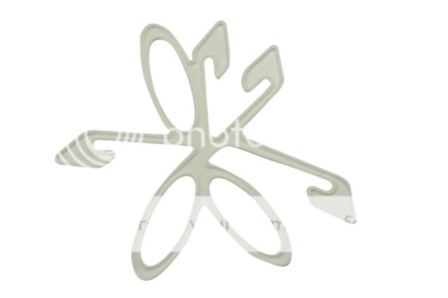 Koziol Design Cherrie Bloom Ornament   White  