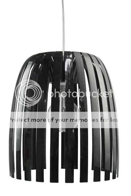 Koziol Josephine Modern Decor Hanging Lamp   Black  