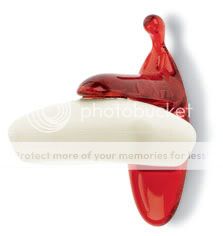 Koziol Design Rudi Soap Holder   Transparent Red  