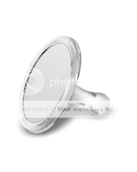 Koziol Design Drop Hand Mirror   Clear  